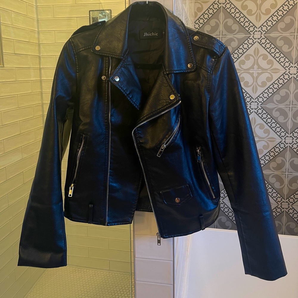 Faux Leather Jacket